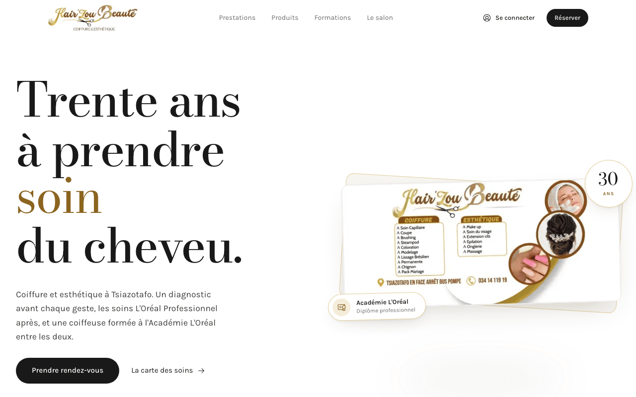Salon de coiffure – Hair'Zou Beauté